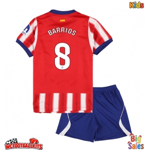 Atletico Madrid Pablo Barrios #8 Replica Home Stadium Kit for Kids 2026-27 Short Sleeve (+ pants)